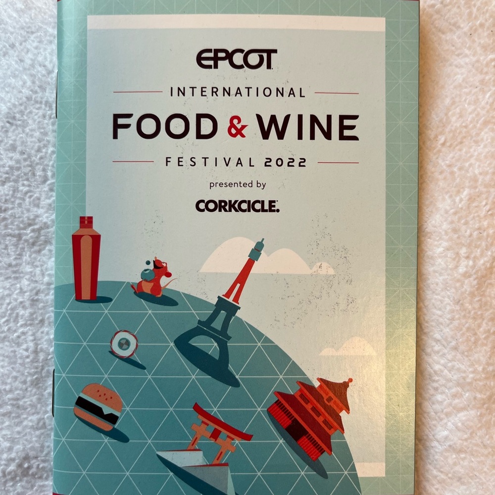 Disney World 2022 EPCOT Food and Wine Fest book